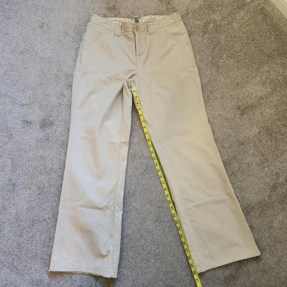 GH Bass & Co Women's Cotton Beige Khaki Chino Pants - Size 10 - Picture 4 of 5